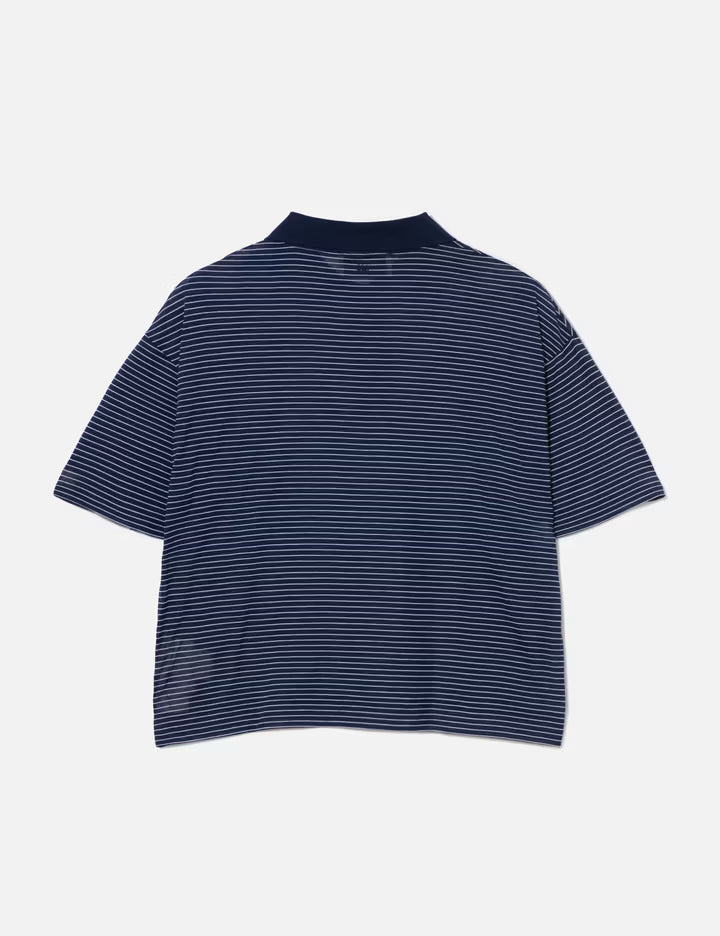 Cotton Striped Ami De Coeur Polo
