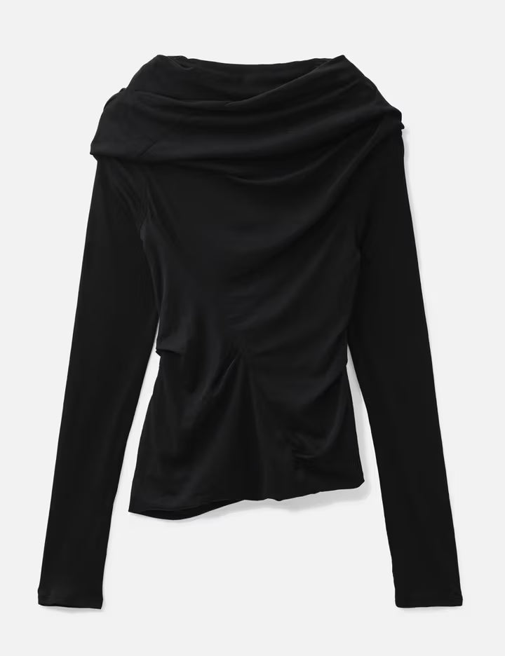 Long Sleeves Twist Top