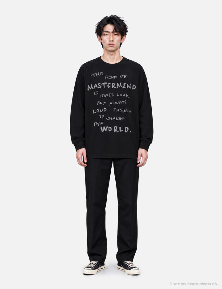 Boxy Decorated LS Tee