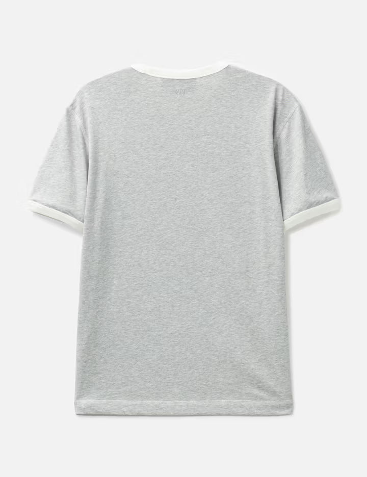Cotton Ami Paris Knitted Patch T-Shirt