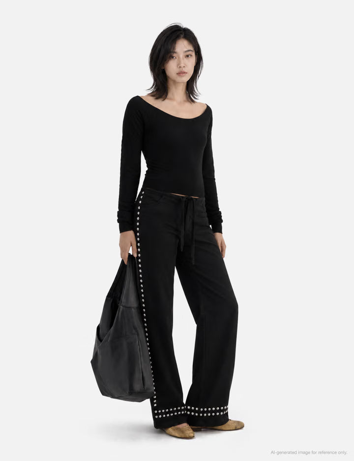 Delya Studded Trousers