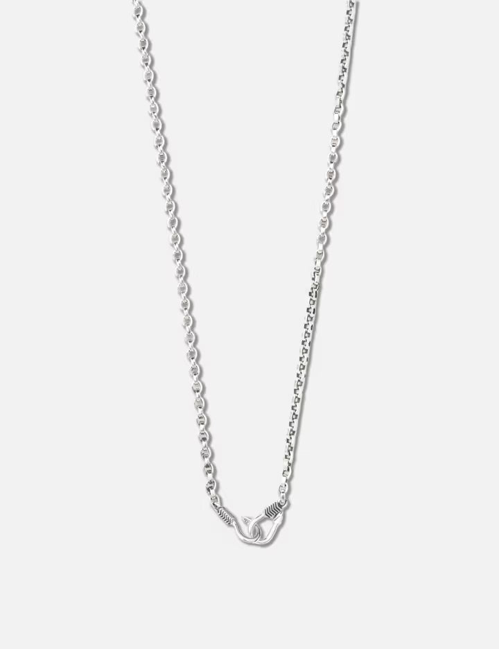 Double Arrow Clasp Chain-2 28"