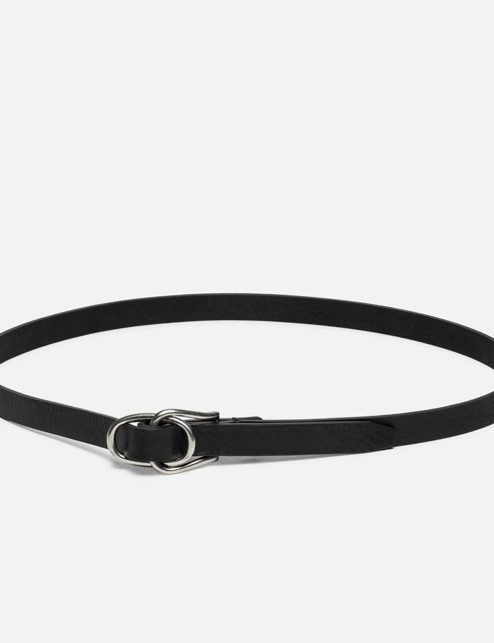 Double Buckle Leather Belt
