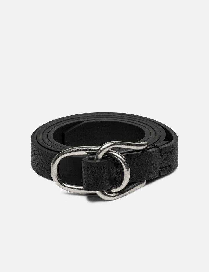 Double Buckle Leather Belt