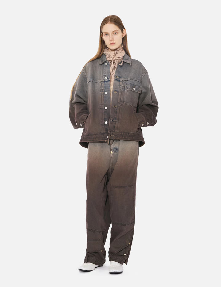 Double-End Selvedge Denim Blouson Gradation