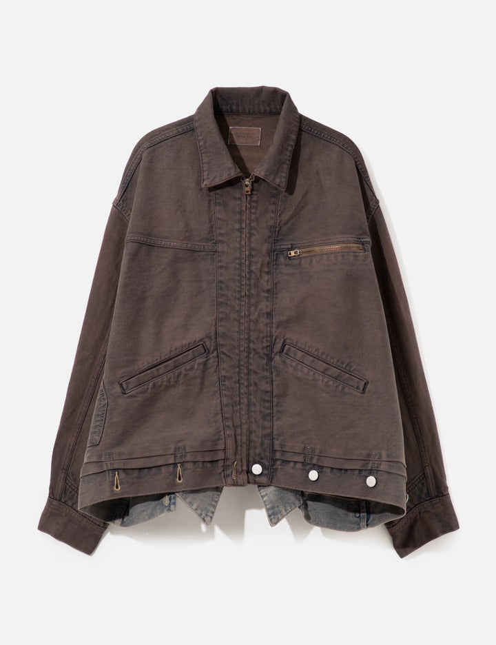 Double-End Selvedge Denim Blouson Gradation