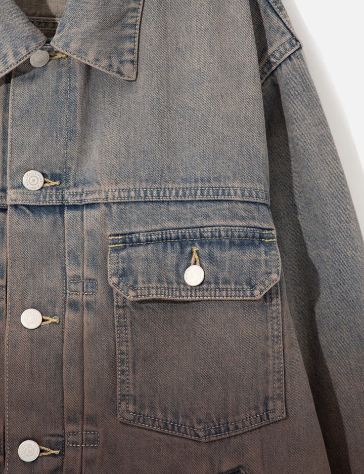 Double-End Selvedge Denim Blouson Gradation