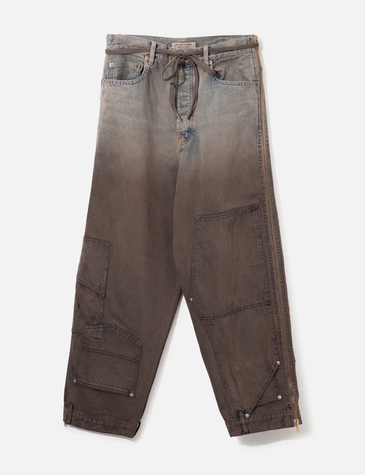 Double-End Selvedge Denim Pants Gradation