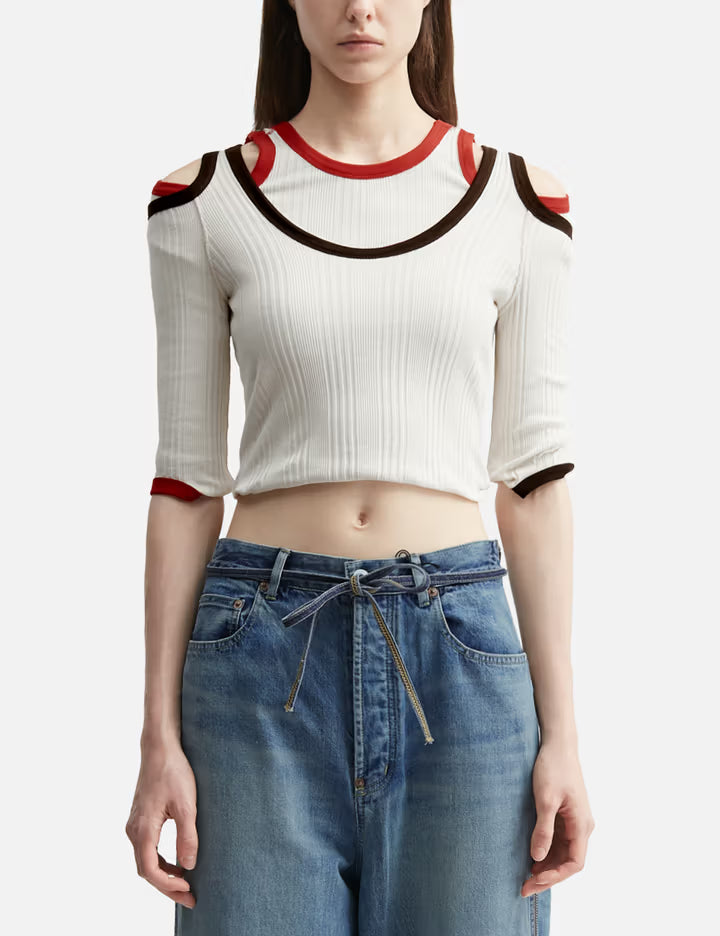 Double-End Suvin Compact Rib Hollow Top