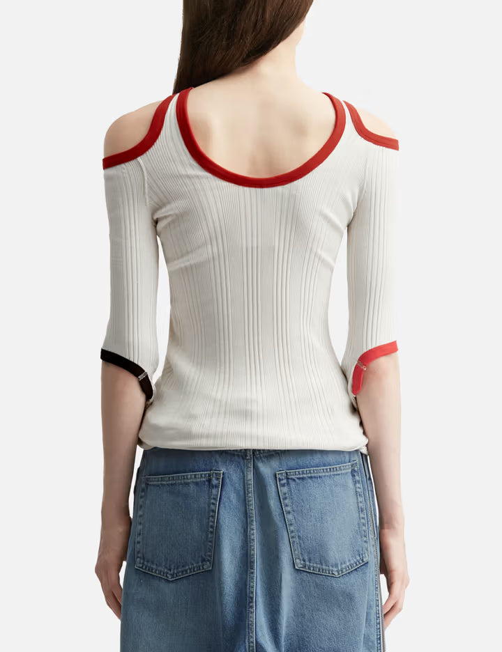 Double-End Suvin Compact Rib Hollow Top