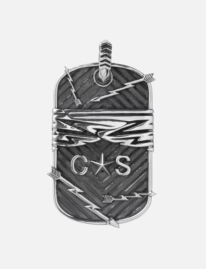 Double Heads Thunderbird Dog Tag