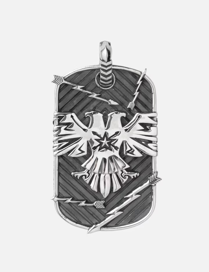 Double Heads Thunderbird Dog Tag