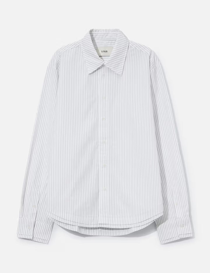 Double-Hem Pinstripe Shirt