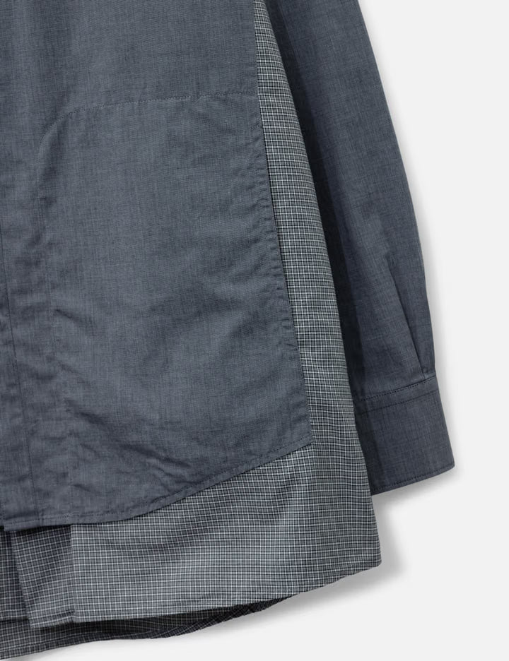Double-Layered Cotton Shirt