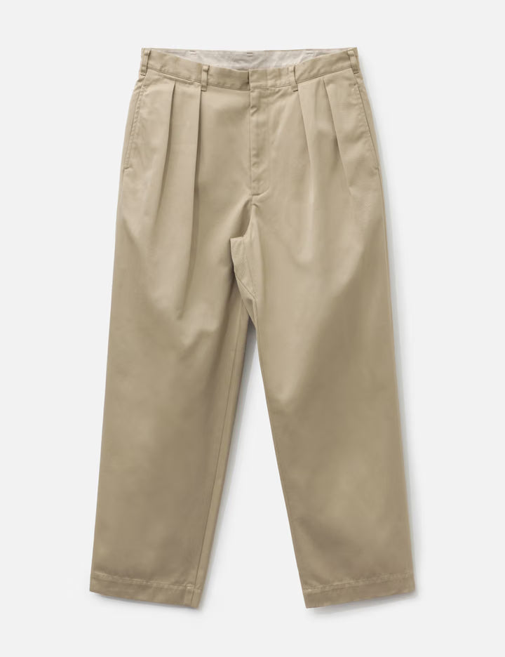 Double Pleated Chino Pants