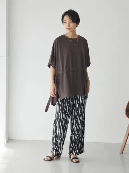 Xia Stripe Satin Pants