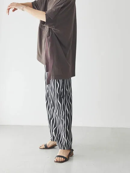 Xia Stripe Satin Pants