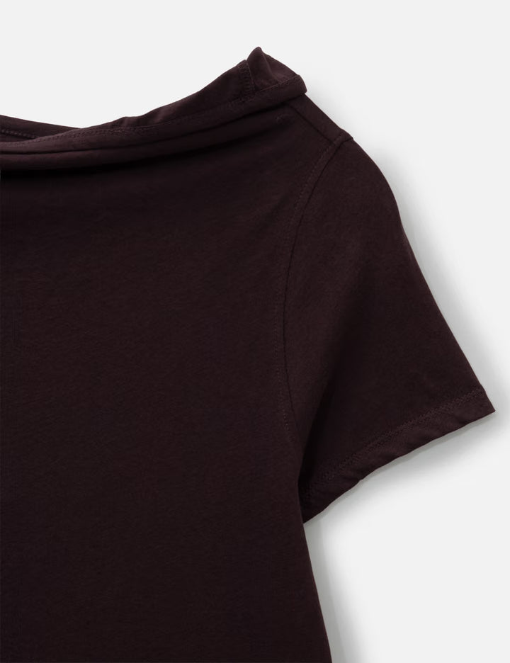 Draped Neck T-Shirt