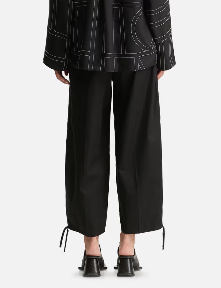 Cotton Drawstring Trousers