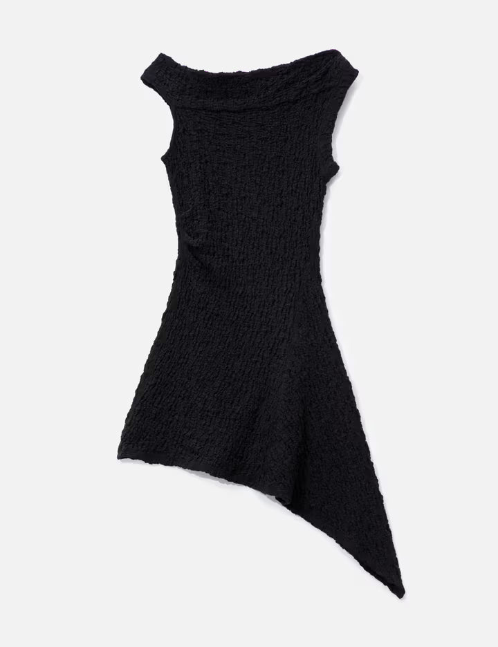 Unbalanced Mini Dress
