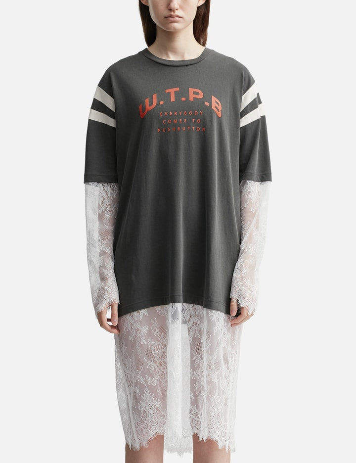 Layered Lace Sleeve Tee