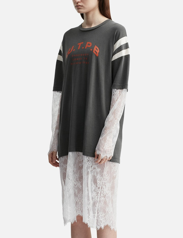 Layered Lace Sleeve Tee