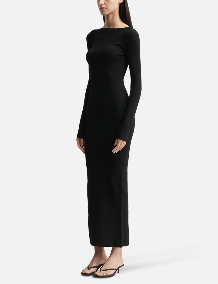 Boat Neck Midi Dress