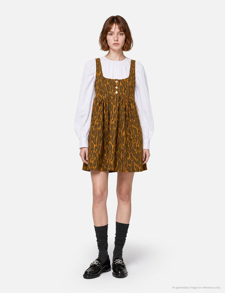 Dress In Leopard Denim