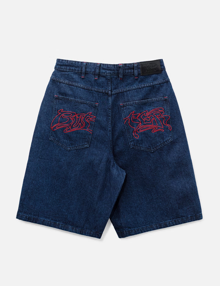 Drummer Baggy Denim Shorts