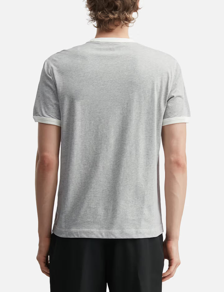 Cotton Ami Paris Knitted Patch T-Shirt