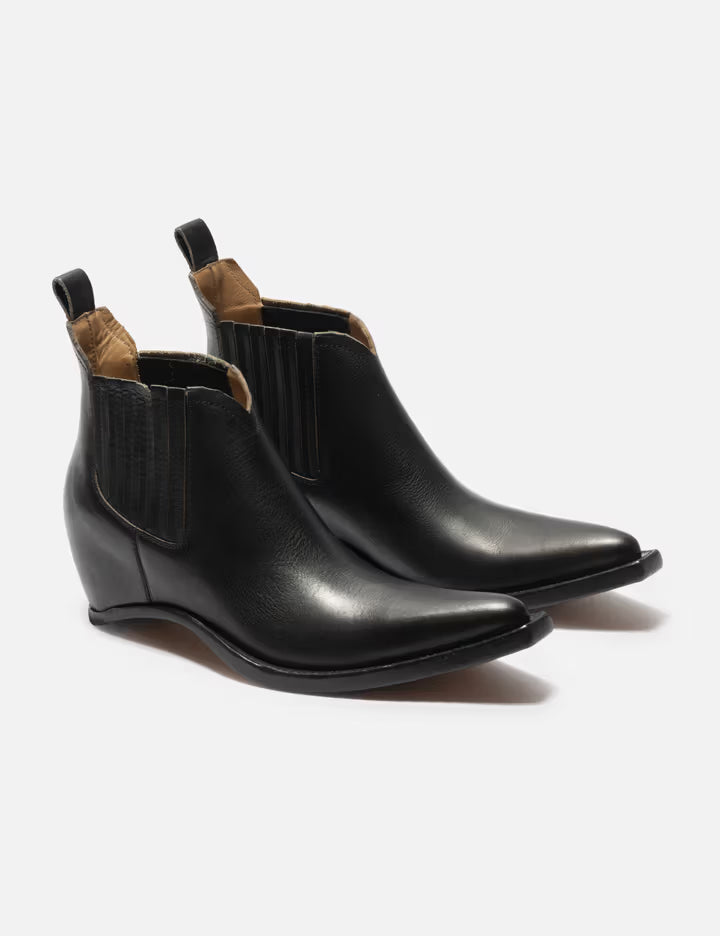 Heel-Less Western Chelsea Boots