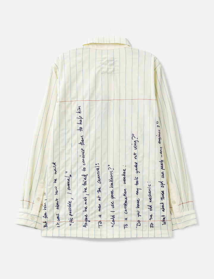 Paper Handwriting Overshirt