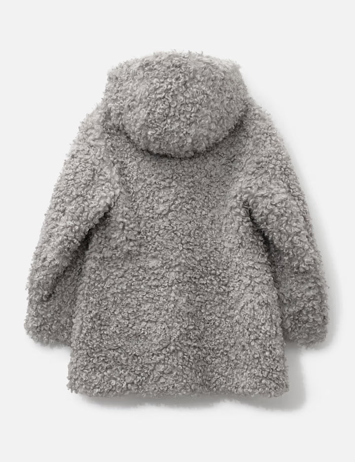 Eco Shearling Hooded Coat