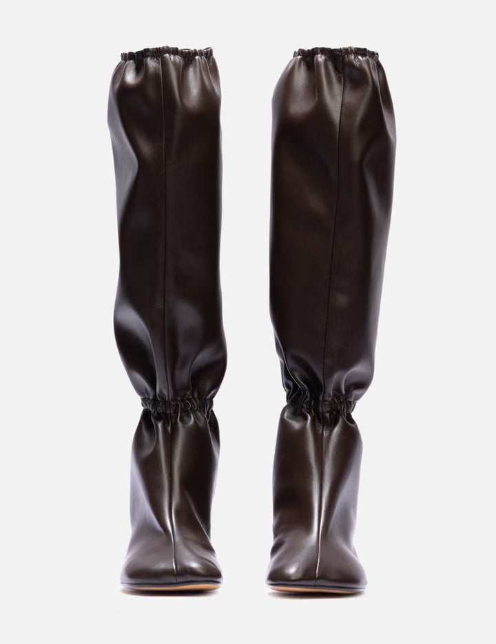 Elasticated Anatomic Knee-High Boots