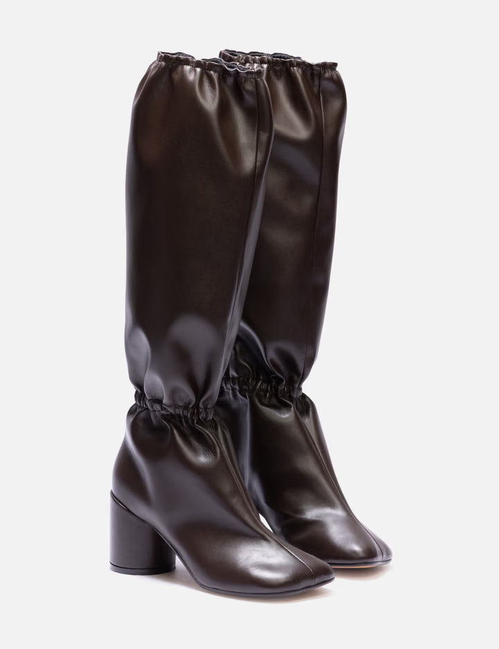 Elasticated Anatomic Knee-High Boots
