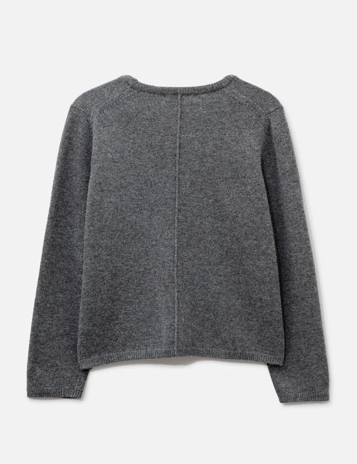 Ellen U-Neck Knit In Gray