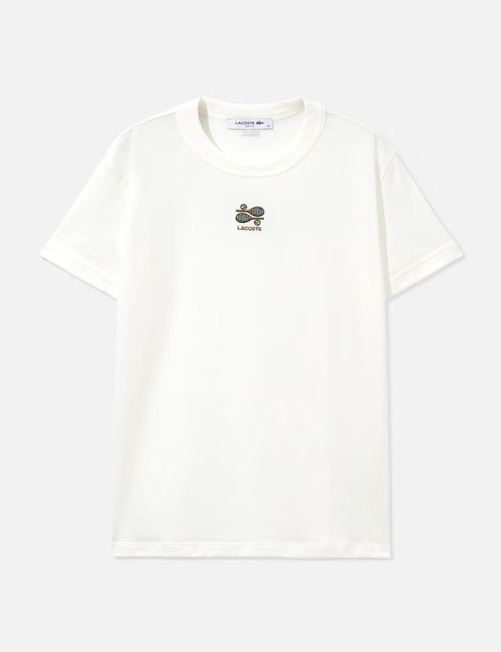 Embroidery Accent Jersey T-Shirt