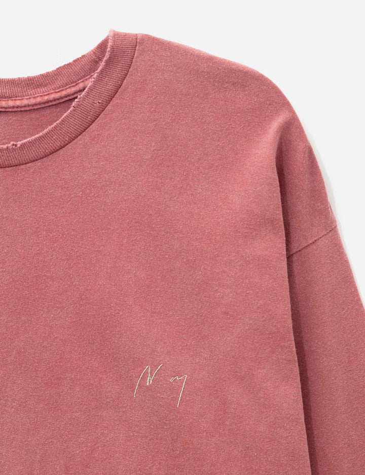 Embroidery Dyed LS T-Shirt