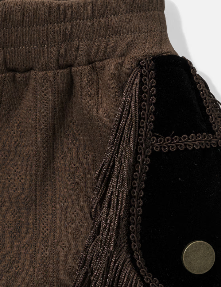 Epaulette Women's Shorts Brown