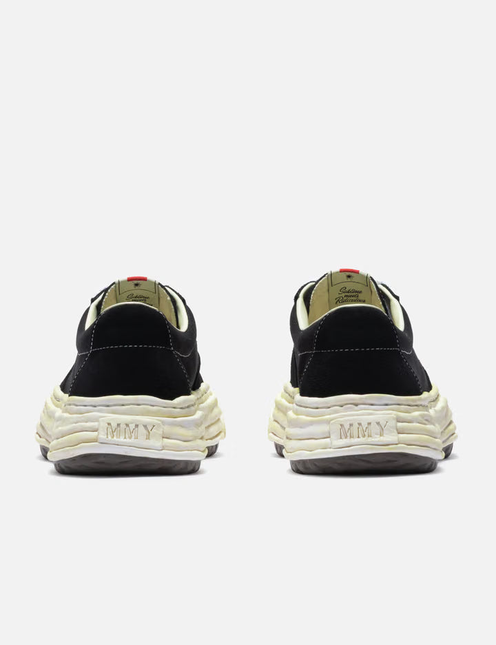 "ERIC" OG Sole Overdyed Mix Material Low-Top Sneakers