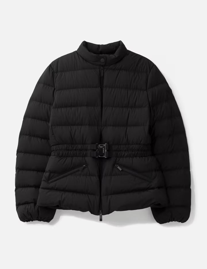 Esthetique Belted Short Down Jacket