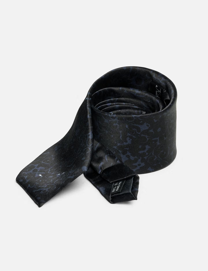 Eye Leopard Print Tie