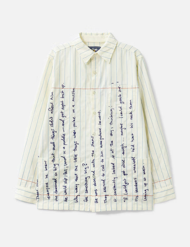Paper Handwriting Overshirt