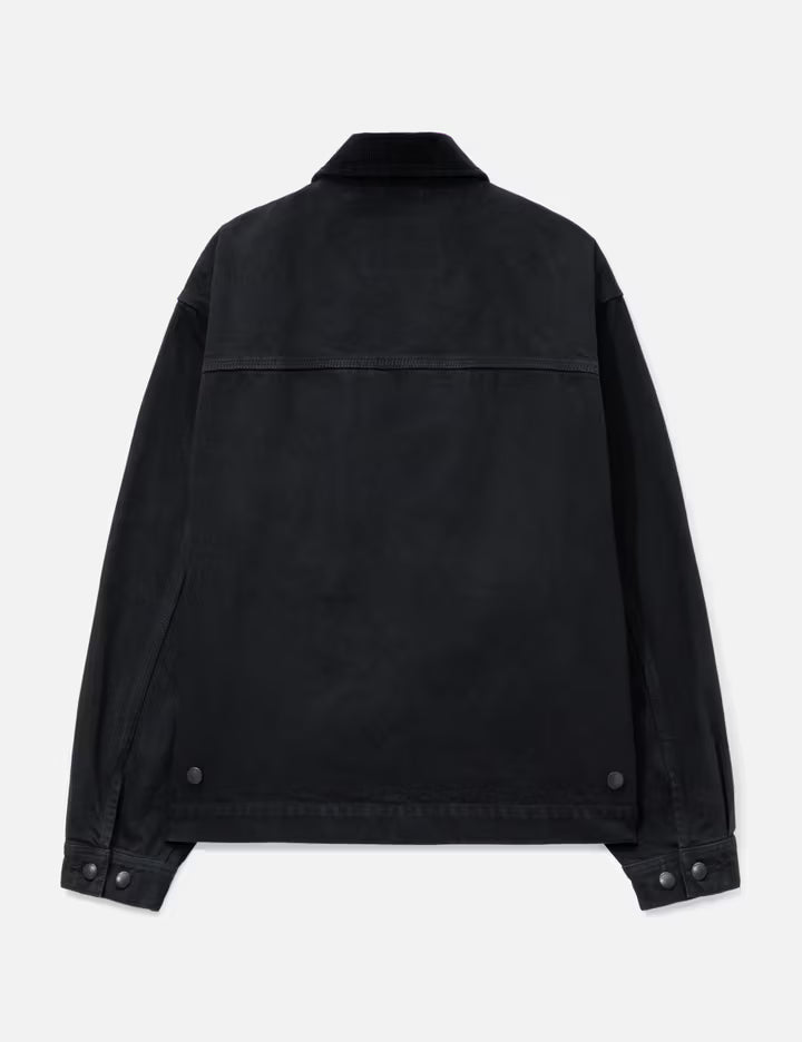 Cord Collared Zip-Up Jacket