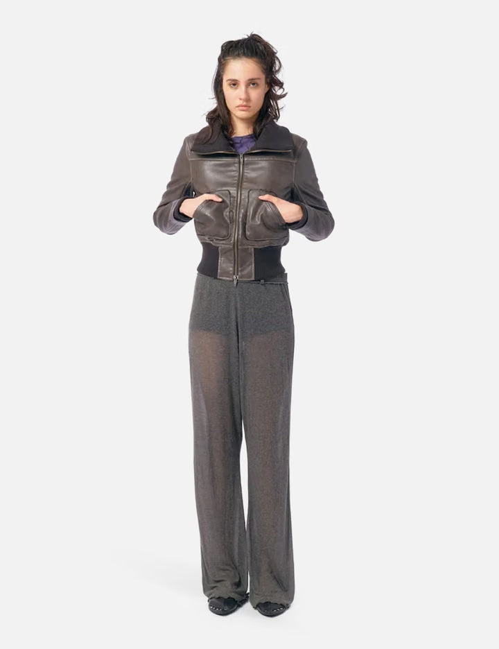 Faded Leather Blouson