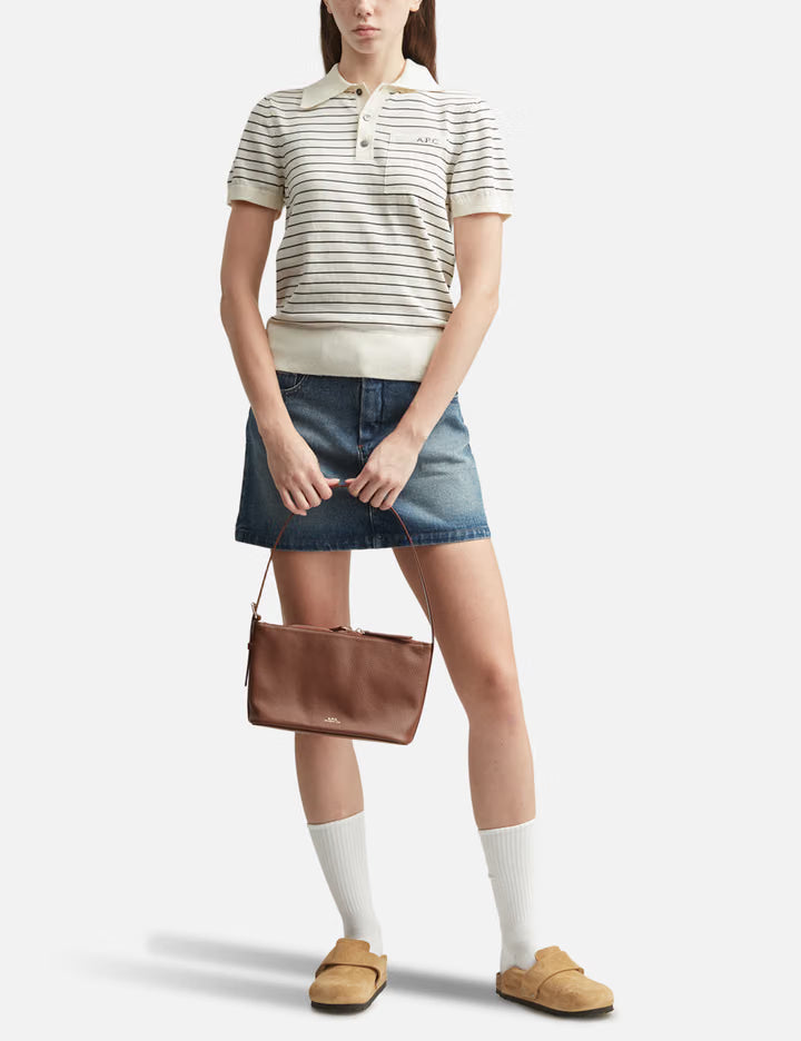 Fitted Striped Polo
