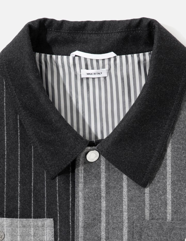 Flannel Funmix Banker Stripe Jacket