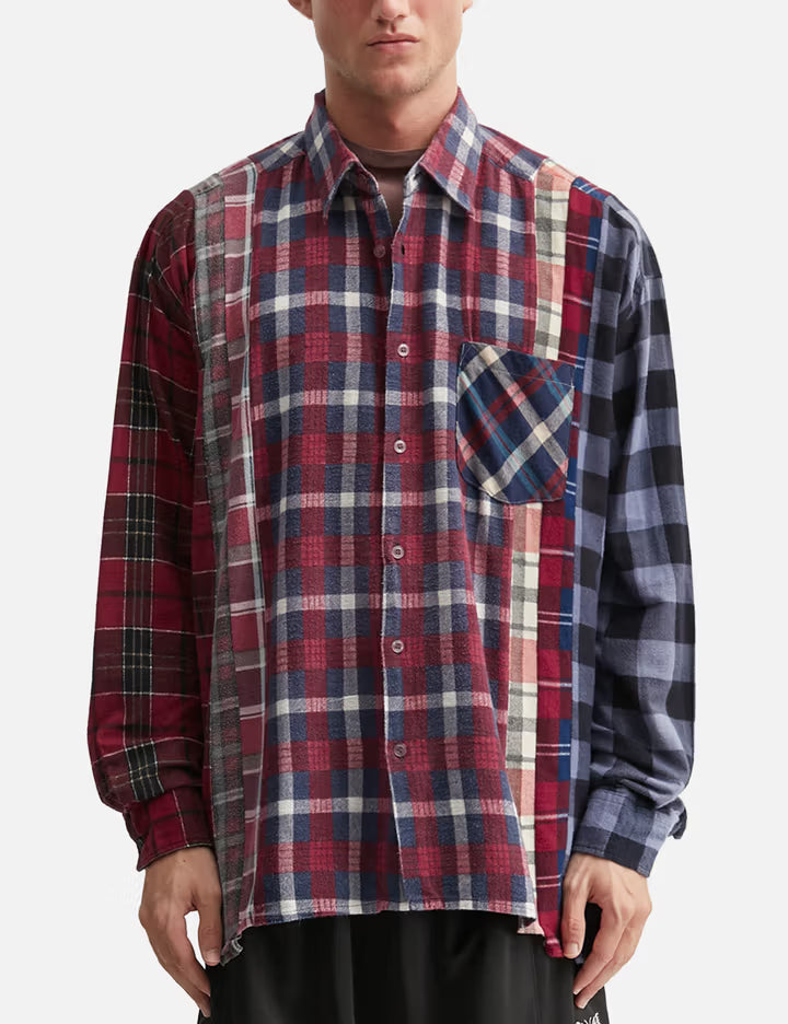 Flannel Shirt - 7 Cuts Wide Shirt