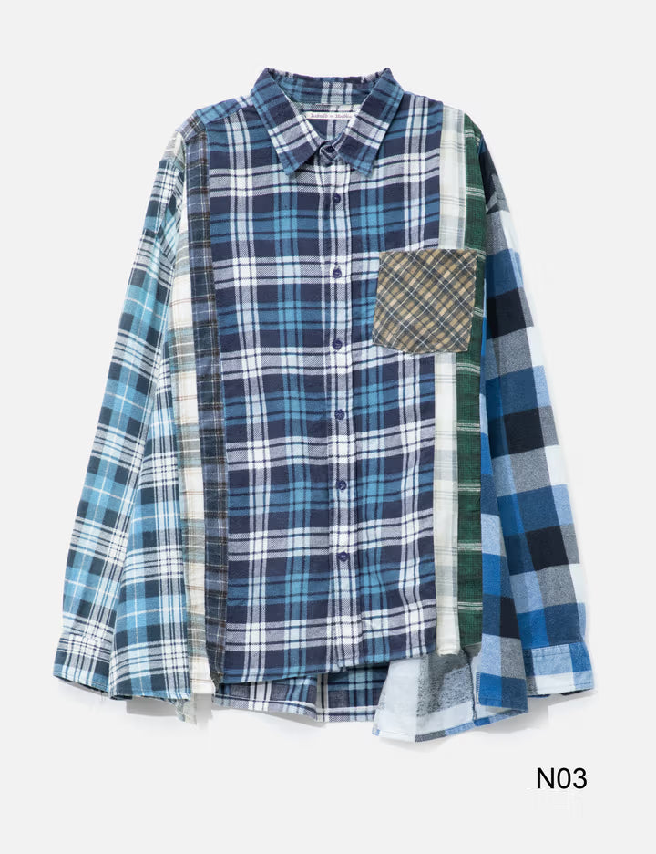Flannel Shirt - 7 Cuts Wide Shirt