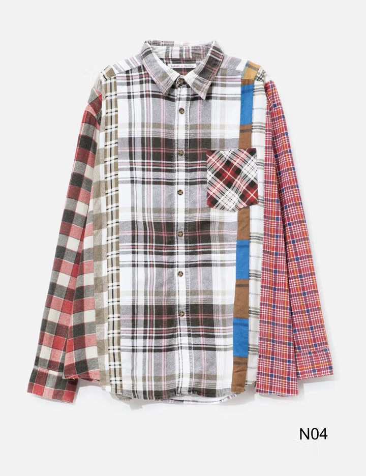 Flannel Shirt - 7 Cuts Wide Shirt